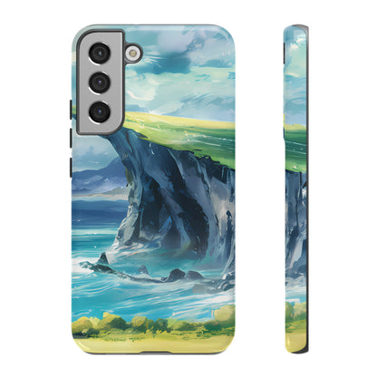 Anime Cliff by the Sea - Smartphone Tough Cases