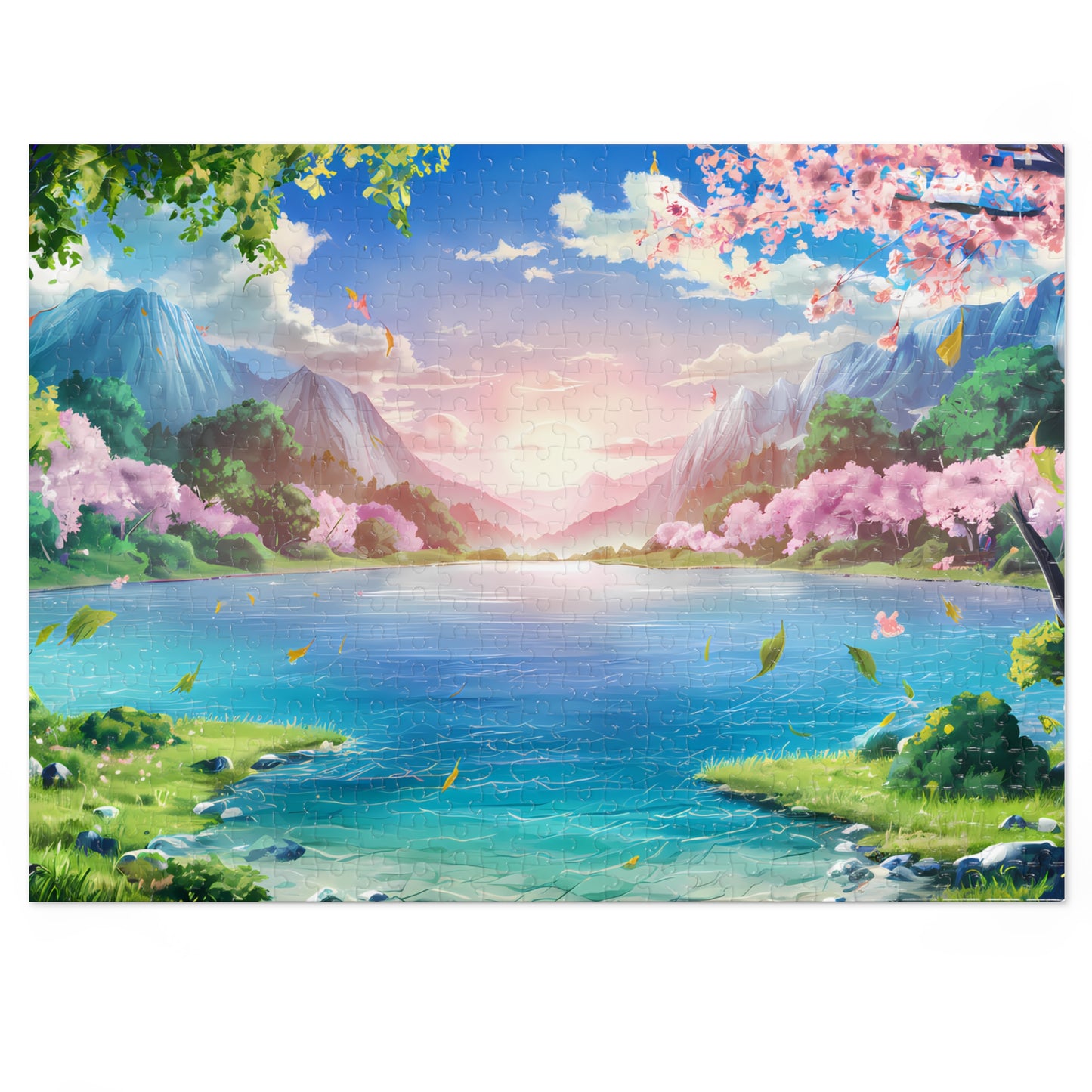 Serenity in Bloom - Jigsaw Puzzle (30, 110, 252, 500,1000-Piece)