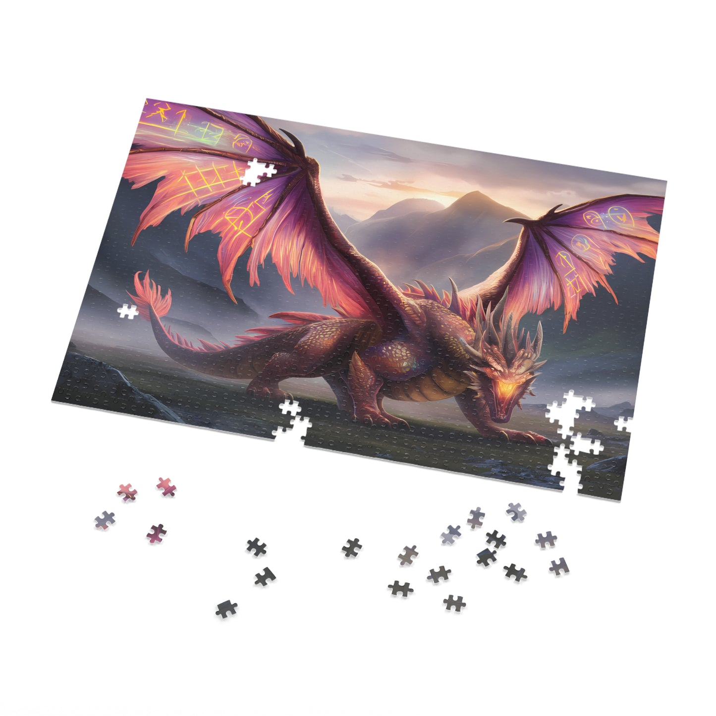 Eclipse of the Arcane Wyrm - Jigsaw Puzzle (30, 110, 252, 500,1000-Piece)