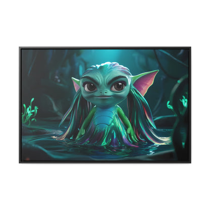 Guardian of the Enchanted Lagoon - Gallery Canvas Wraps, Horizontal Frame