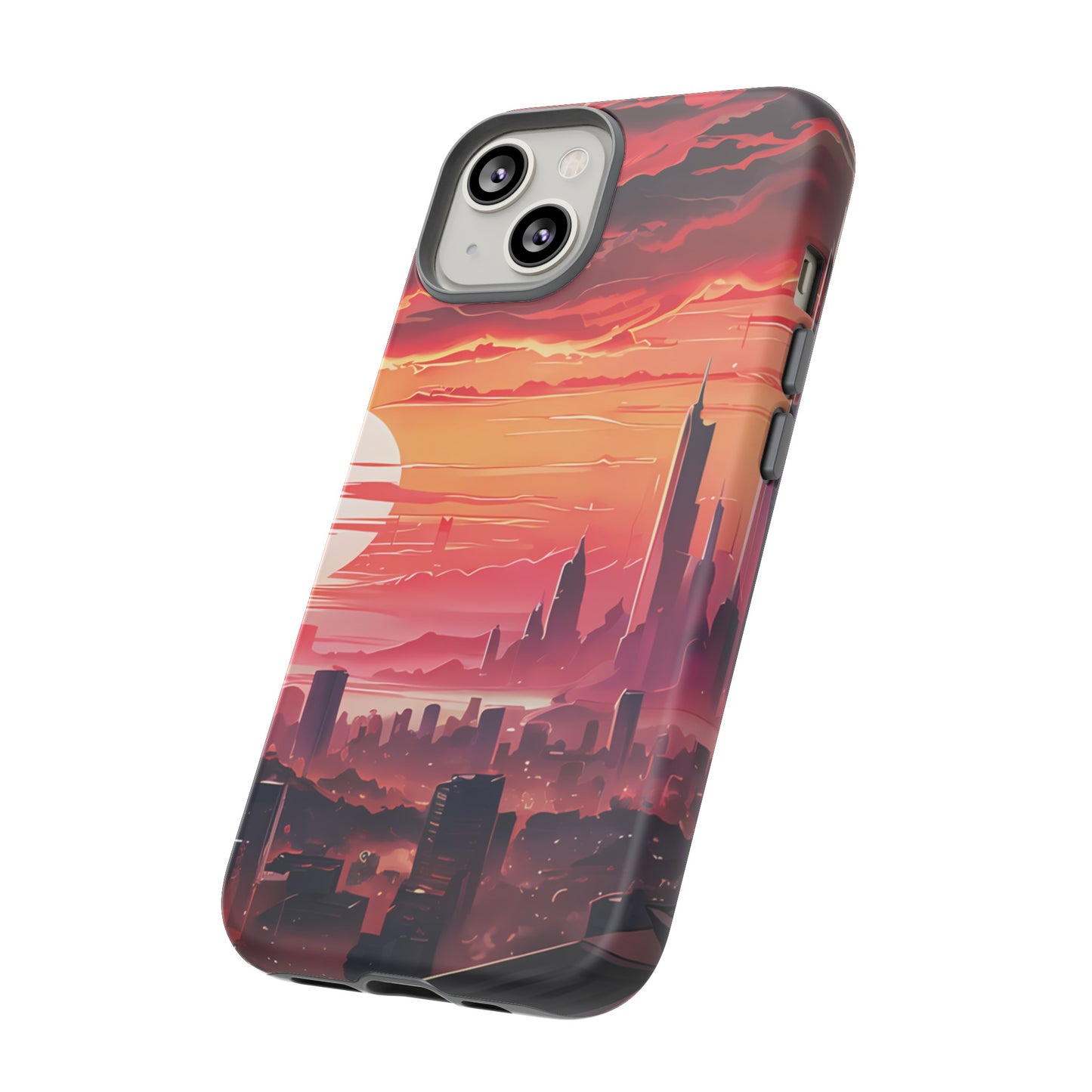 Anime City at Dawn - Smartphone Tough Cases