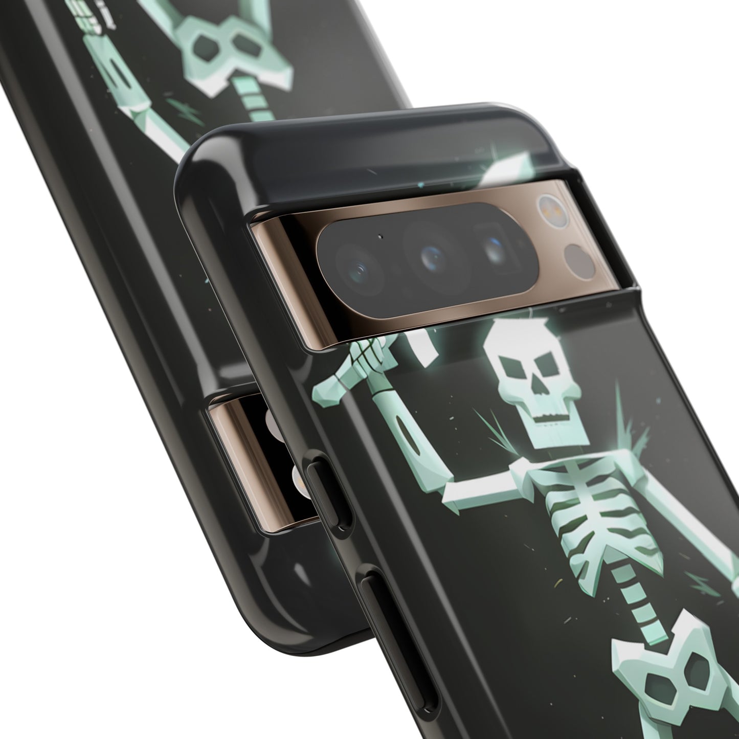 Geometric Skeleton Swordsman - Smartphone Tough Cases