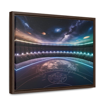 Stellar Observatory Nexus - Gallery Canvas Wraps, Horizontal Frame