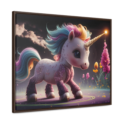 "Twilight Spark of the Enchanted Meadow" - Gallery Canvas Wraps, Horizontal Frame