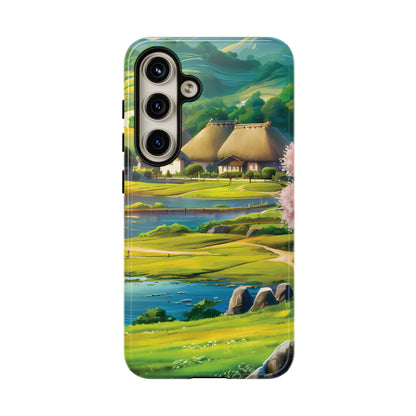 Idyllic Anime Village - Smartphone Tough Cases