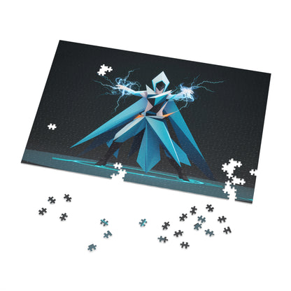 Arcane Lightning Wielder - Jigsaw Puzzle (30, 110, 252, 500,1000-Piece)