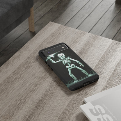 Geometric Skeleton Swordsman - Smartphone Tough Cases