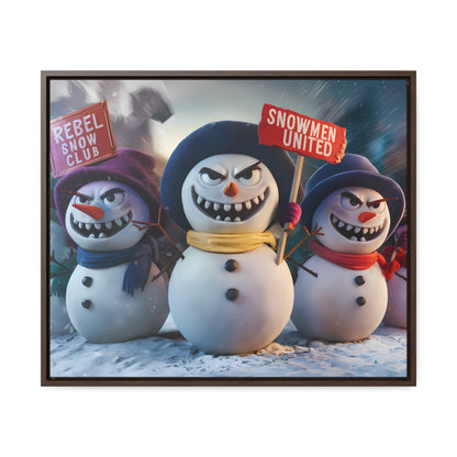 Frosty Revolt - Gallery Canvas Wraps, Horizontal Frame