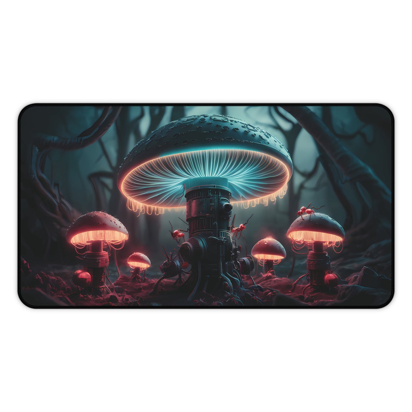 Steampunk Mushroom - Desk Mat