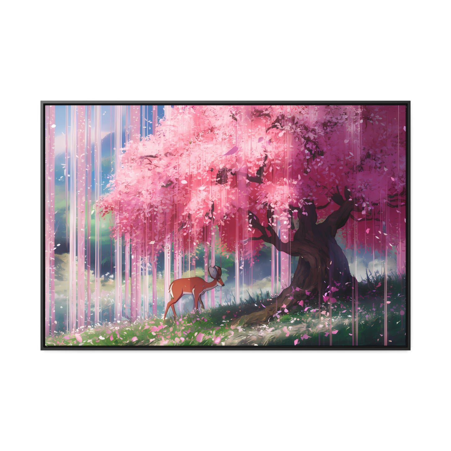 Beneath the Blossoming Canopy - Gallery Canvas Wraps, Horizontal Frame