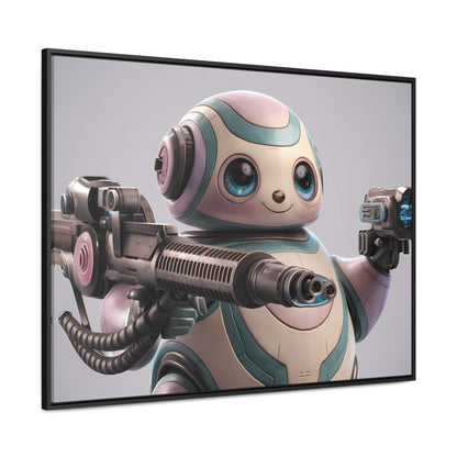 "Adorable Defender" - Gallery Canvas Wraps, Horizontal Frame