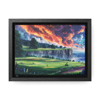 Edge of the Burning Sky - Gallery Canvas Wraps, Horizontal Frame