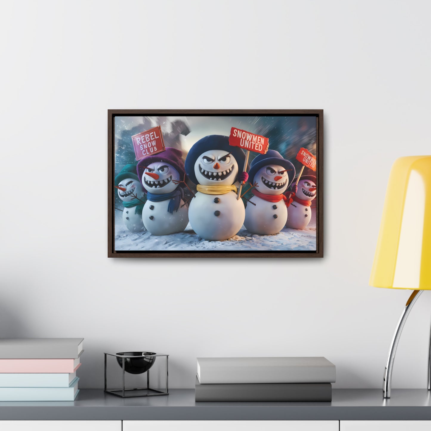 Frosty Revolt - Gallery Canvas Wraps, Horizontal Frame