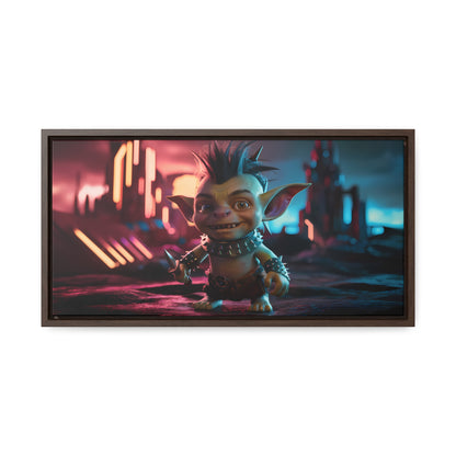 Goblin of the Neon Wastelands - Gallery Canvas Wraps, Horizontal Frame