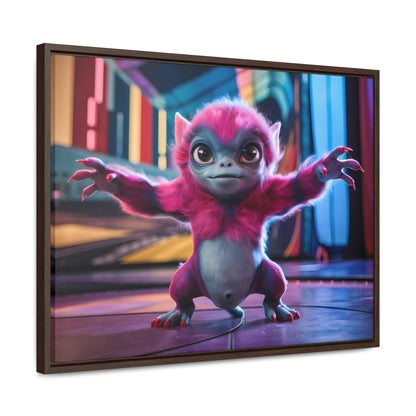 Cosmic Critter on the Dance Floor - Gallery Canvas Wraps, Horizontal Frame