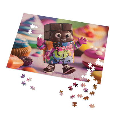 Happy Chocolate Bar - Jigsaw Puzzle (30, 110, 252, 500,1000-Piece)