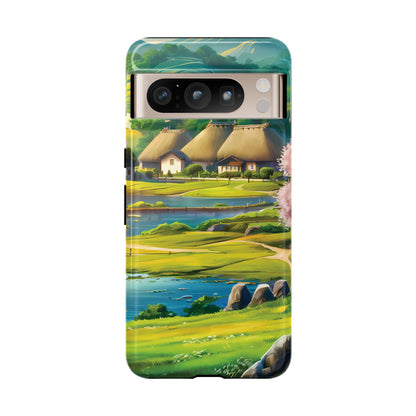 Idyllic Anime Village - Smartphone Tough Cases