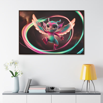 Wings of Radiant Joy - Gallery Canvas Wraps, Horizontal Frame