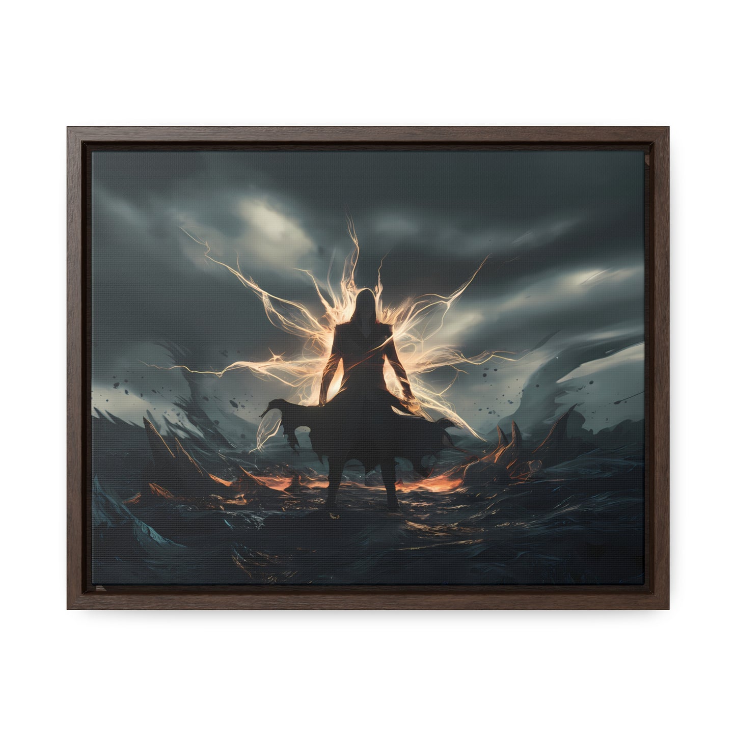 Eclipse of the Dark Conqueror - Gallery Canvas Wraps, Horizontal Frame