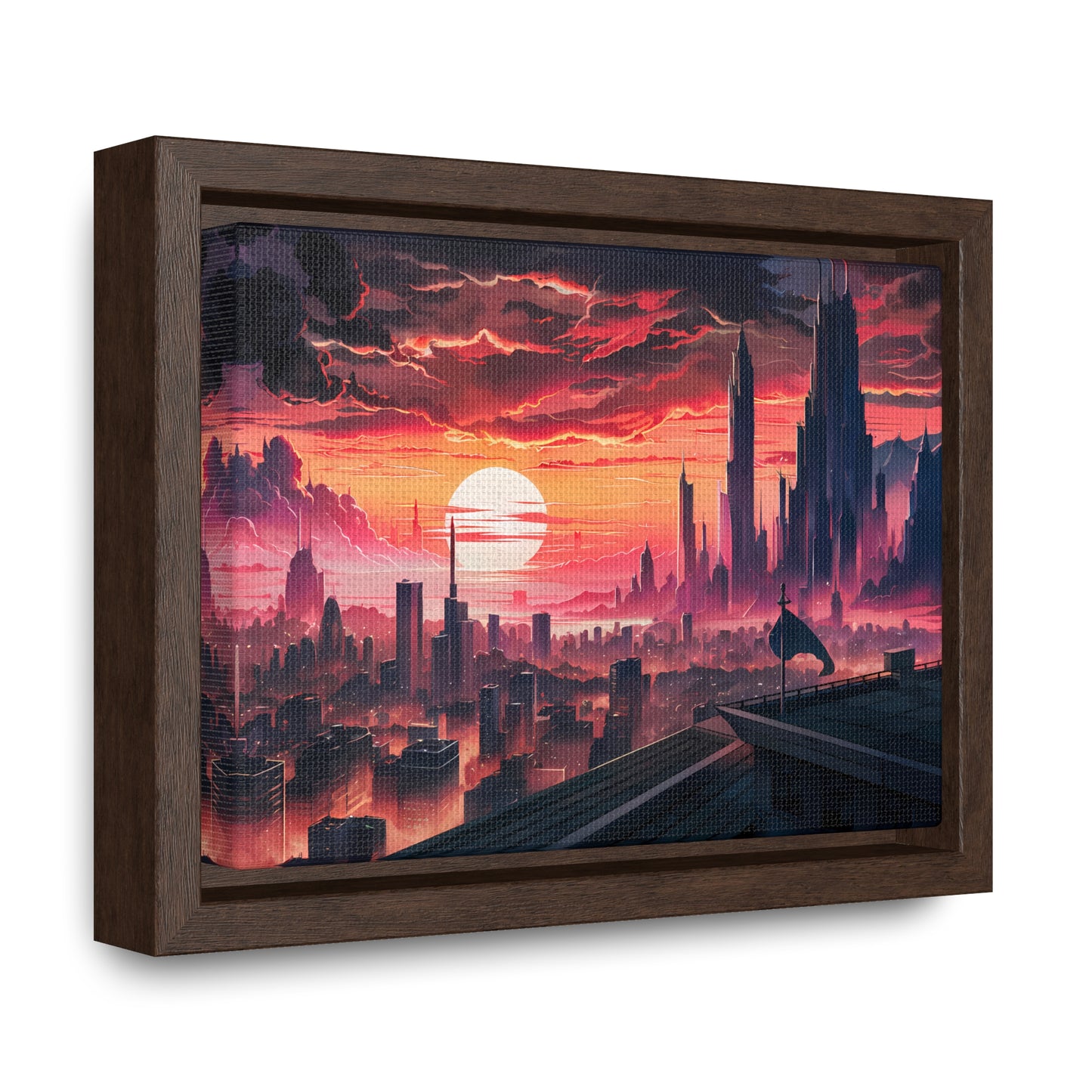 City of the Last Dawn - Gallery Canvas Wraps, Horizontal Frame