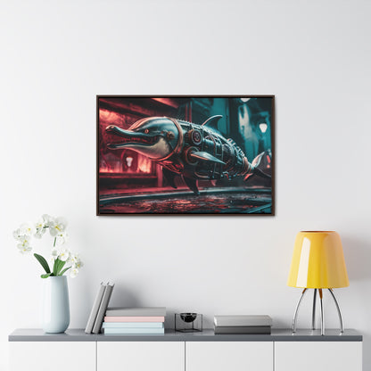 Mechanical Apex Predator - Gallery Canvas Wraps, Horizontal Frame