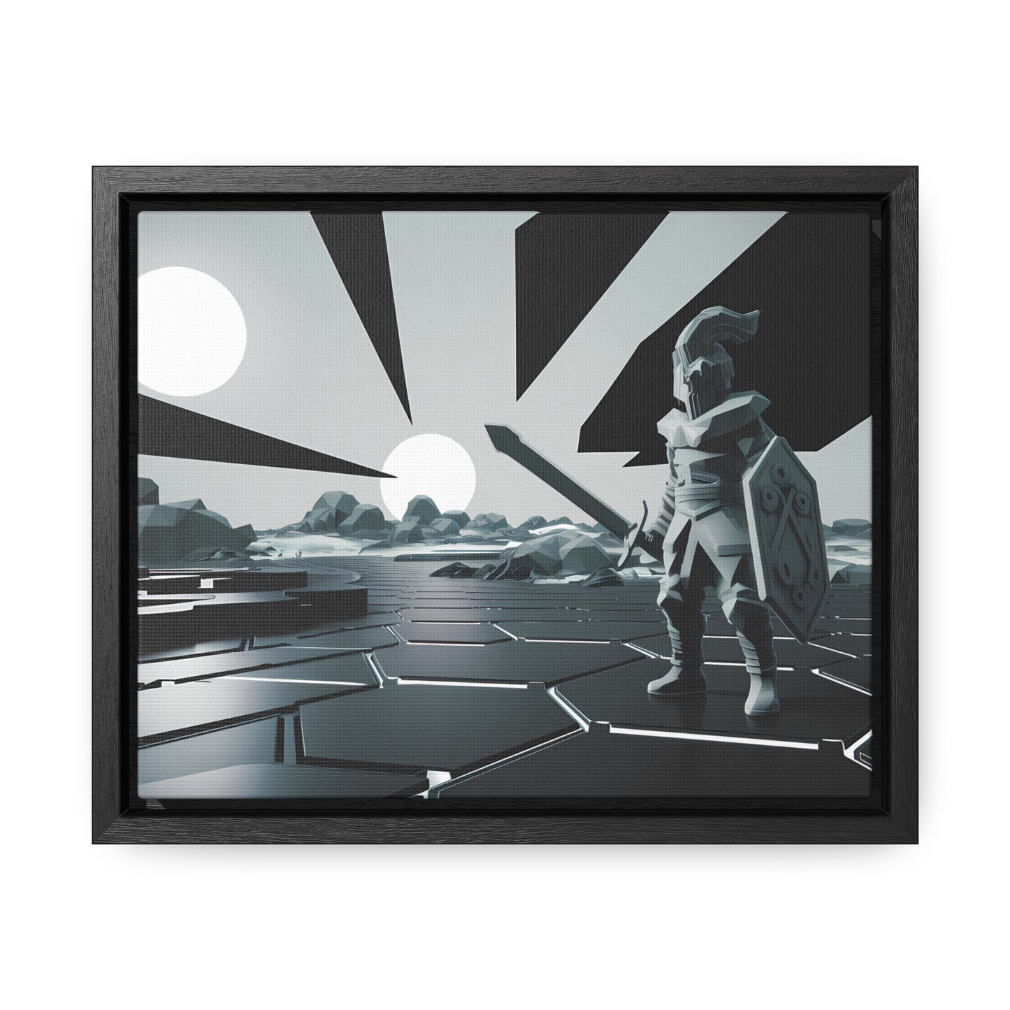 Guardian of the Twin Suns - Gallery Canvas Wraps, Horizontal Frame