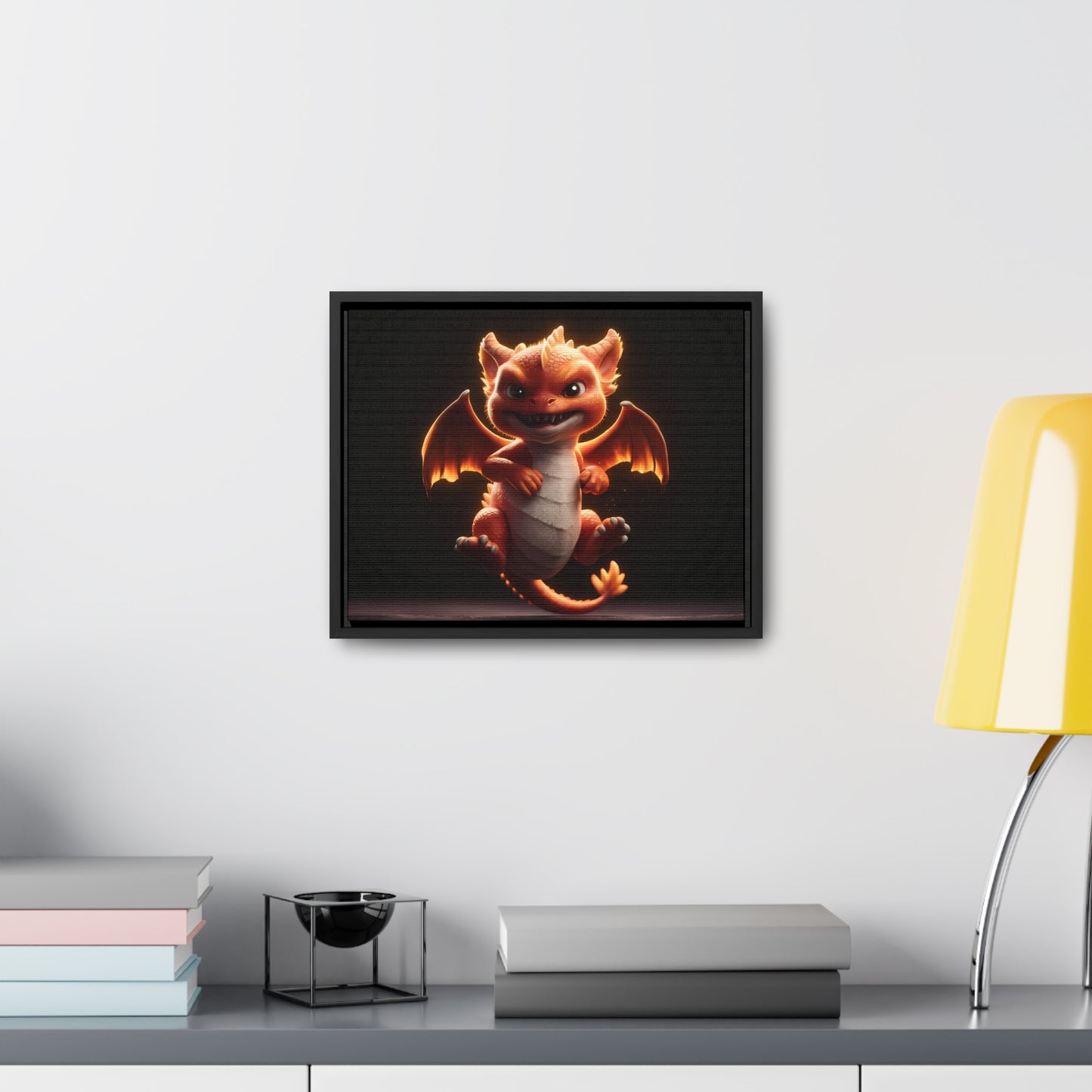 Fiery Mischief - Gallery Canvas Wraps, Horizontal Frame