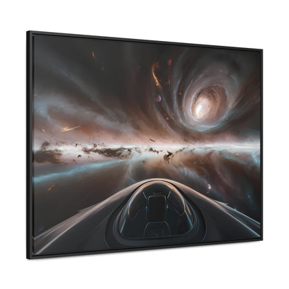 Journey Through the Celestial Abyss - Gallery Canvas Wraps, Horizontal Frame