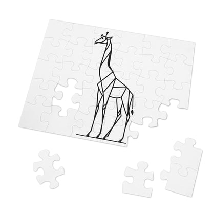 Geometric Giraffe - Jigsaw Puzzle (30, 110, 252, 500,1000-Piece)