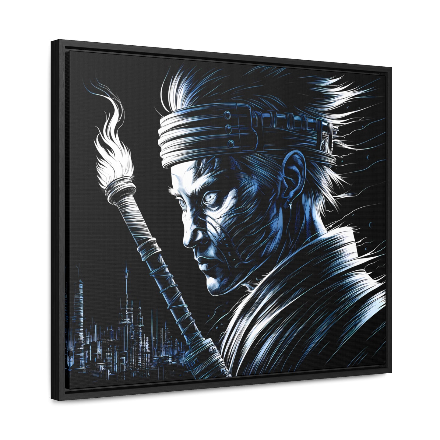 Shadow of the Eternal Flame - Gallery Canvas Wraps, Horizontal Frame