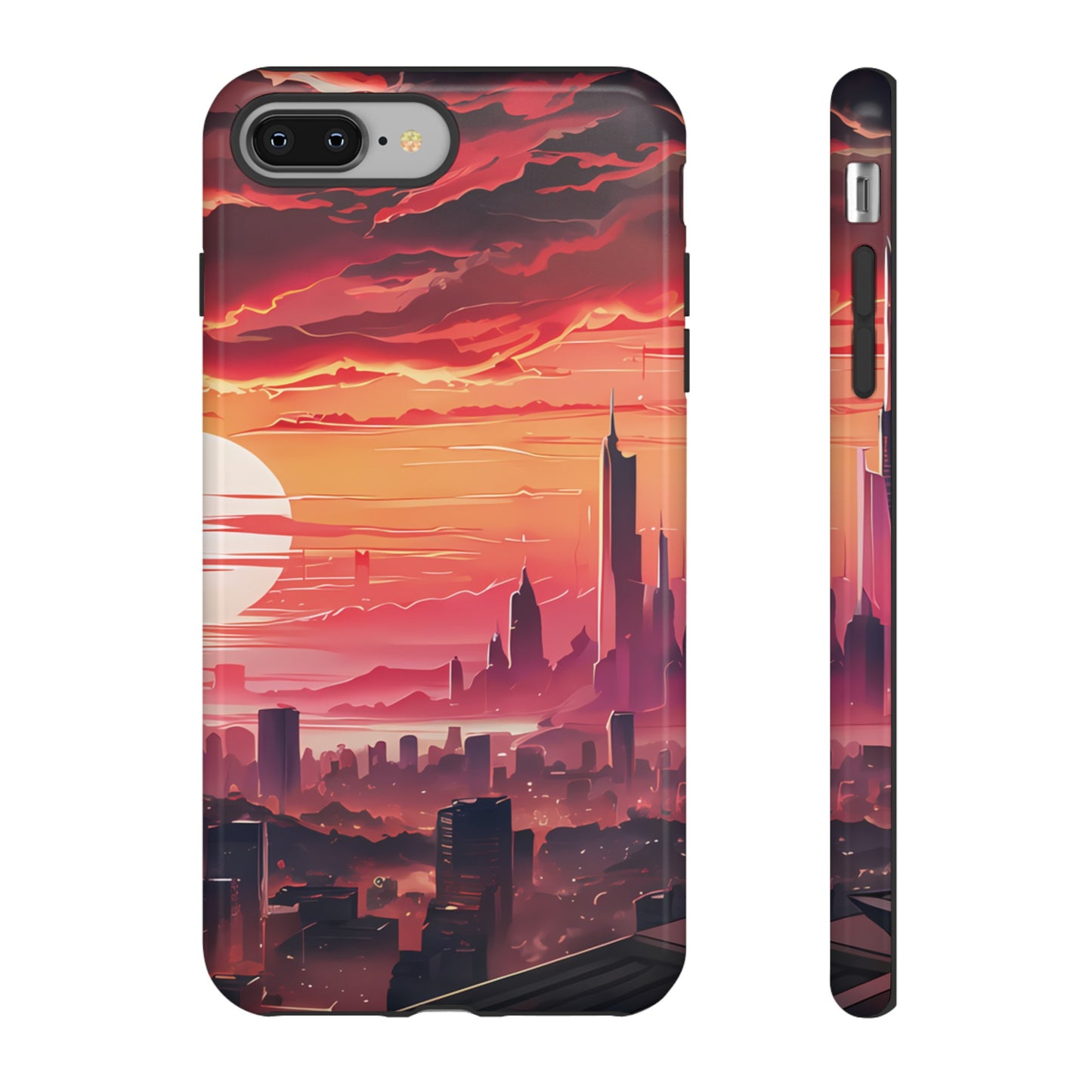 Anime City at Dawn - Smartphone Tough Cases