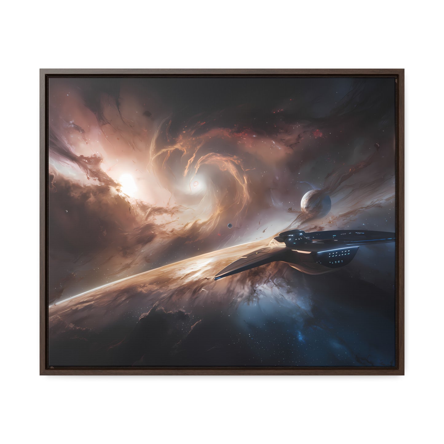 Voyage Through the Maelstrom of Stars - Gallery Canvas Wraps, Horizontal Frame