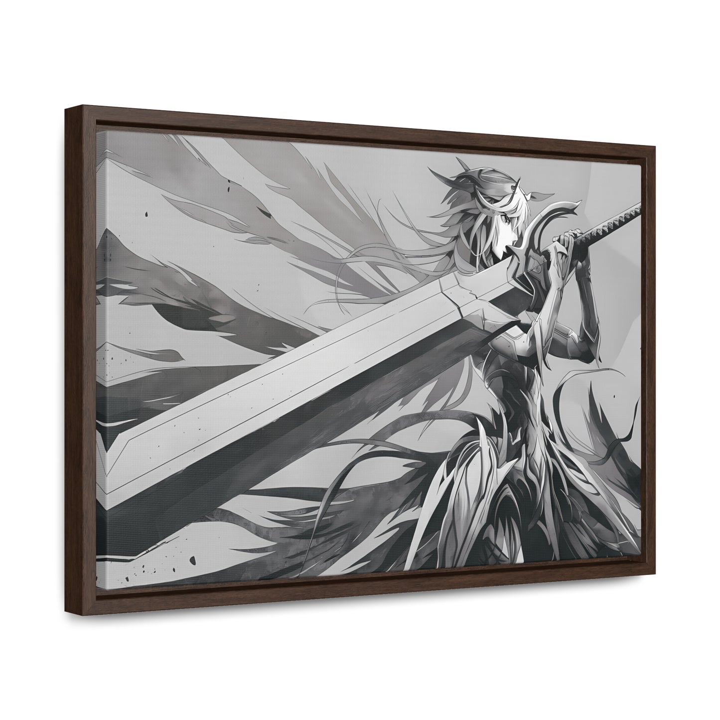 Eclipse of the Blade - Gallery Canvas Wraps, Horizontal Frame