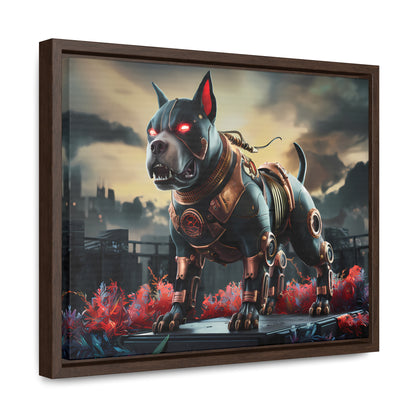 Cyberhound Sentinel - Gallery Canvas Wraps, Horizontal Frame