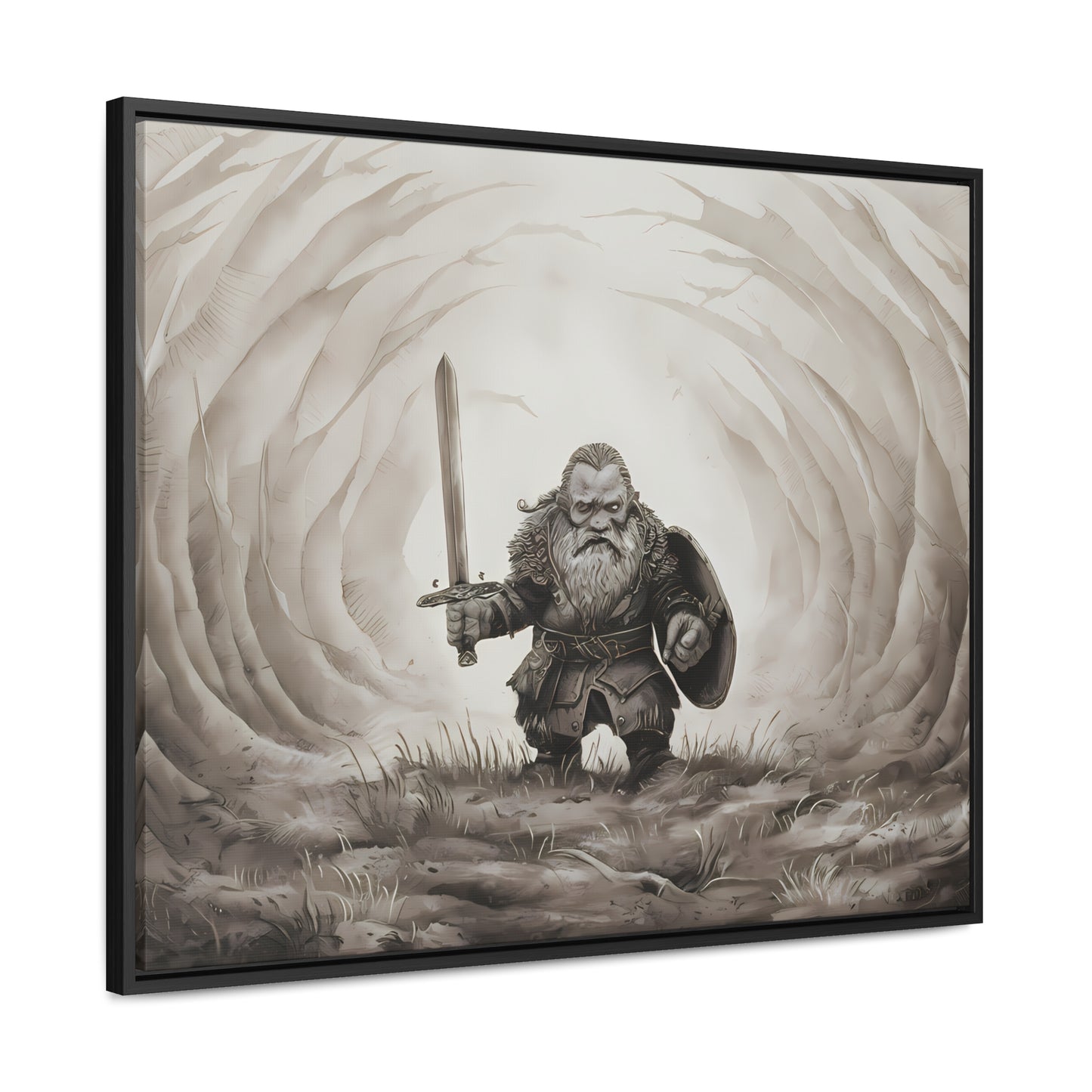 Defender of the Hollowed Path - Gallery Canvas Wraps, Horizontal Frame