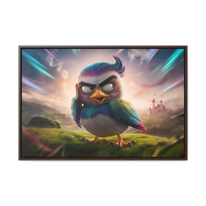 Feathered Fury: The Guardian of the Sky - Gallery Canvas Wraps, Horizontal Frame