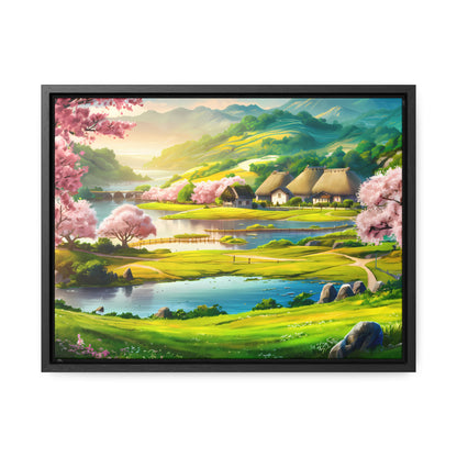 Serenity in Spring Meadows - Gallery Canvas Wraps, Horizontal Frame