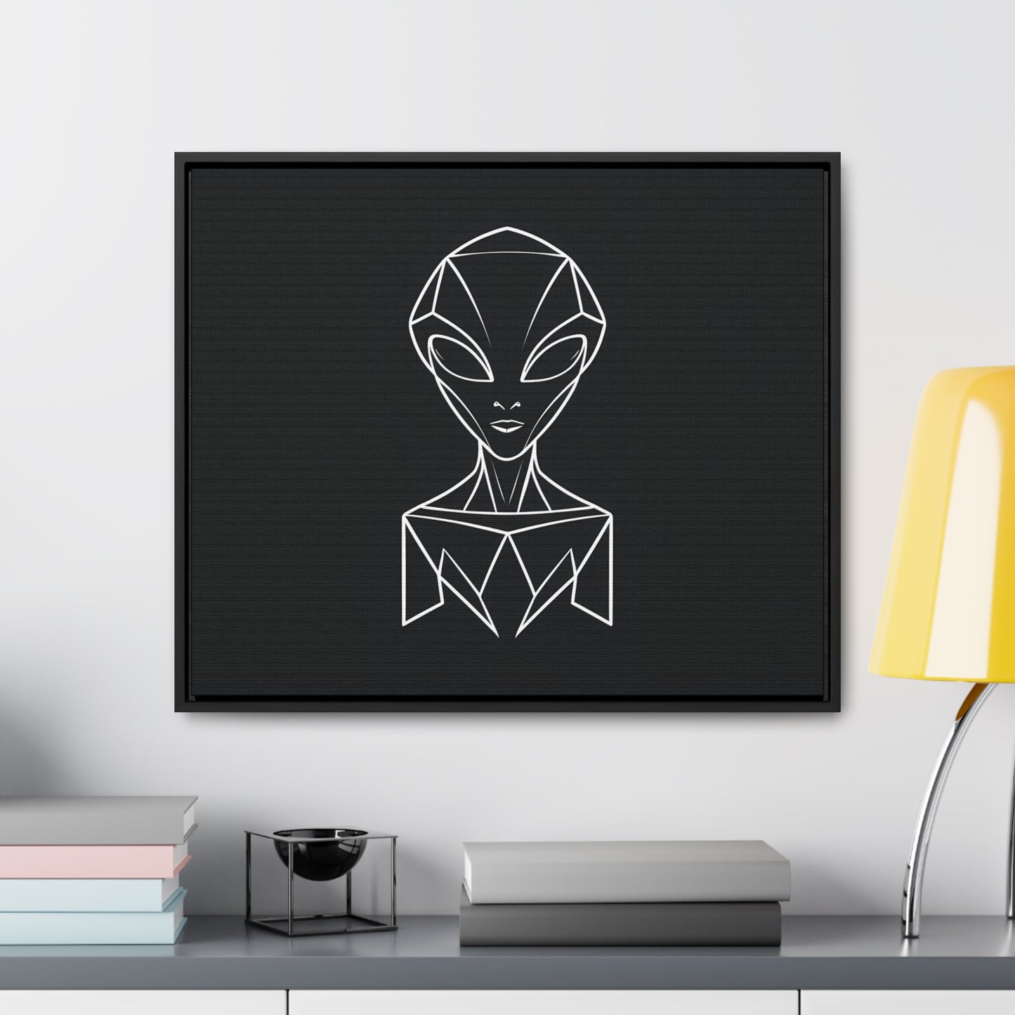 Alien Geometry - Gallery Canvas Wraps, Horizontal Frame