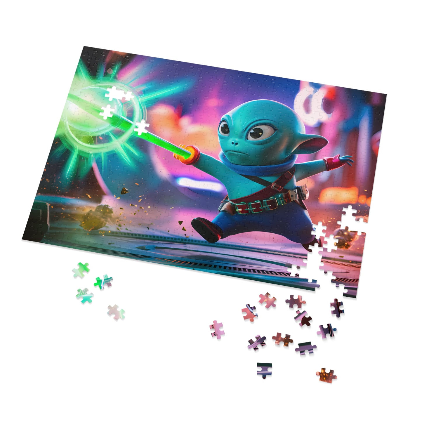 Galactic Defender: The Final Strike - Jigsaw Puzzle (30, 110, 252, 500,1000-Piece)