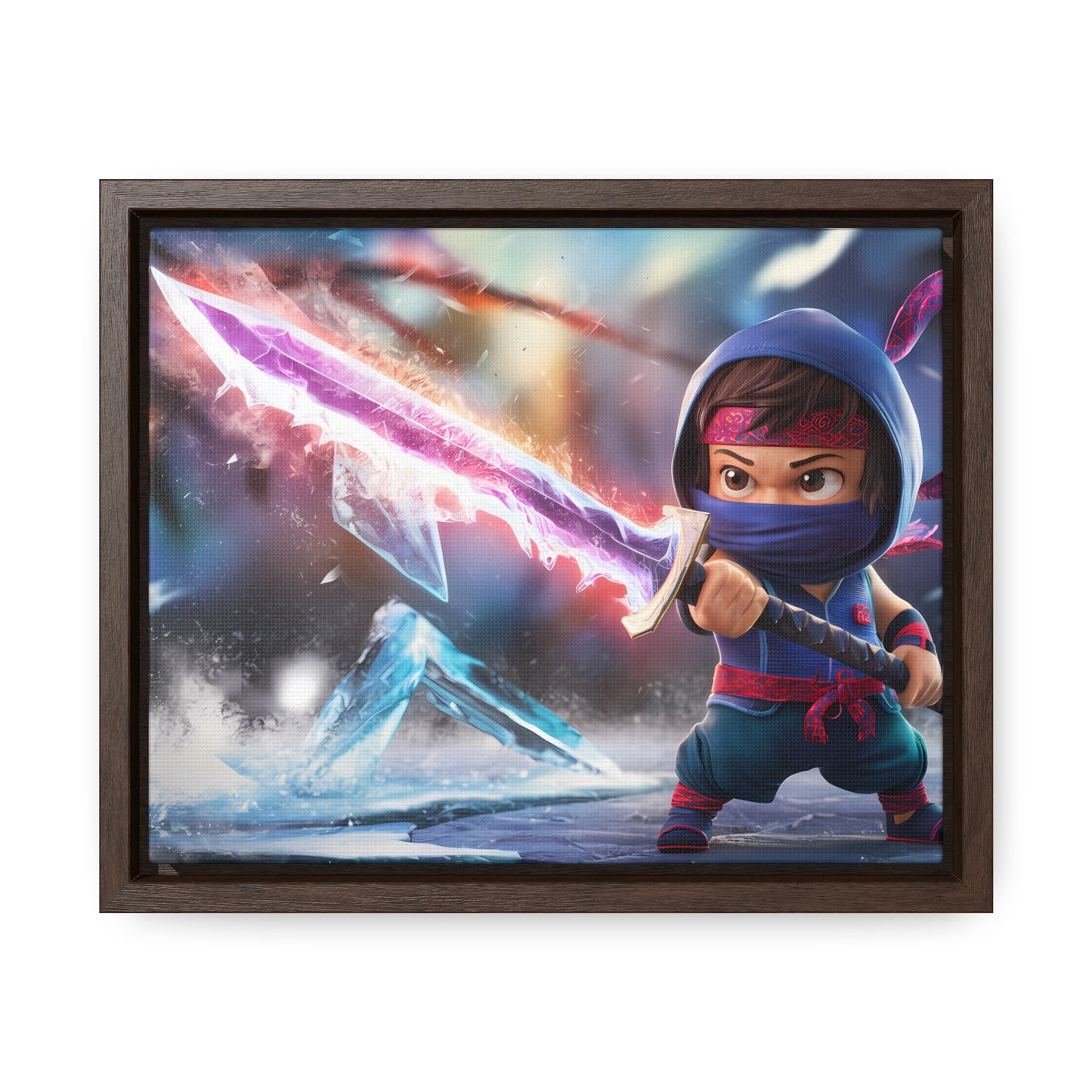 Blade of the Frozen Shadow - Gallery Canvas Wraps, Horizontal Frame