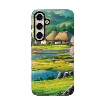 Idyllic Anime Village - Smartphone Tough Cases