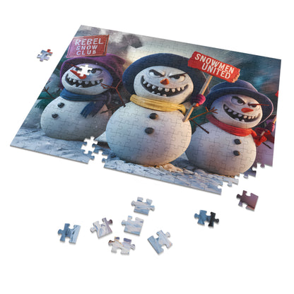 The Great Snowman Rebellion - Jigsaw Puzzle (30, 110, 252, 500,1000-Piece)