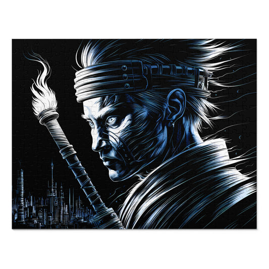 Blade of the Neon City - Jigsaw Puzzle (30, 110, 252, 500,1000-Piece)