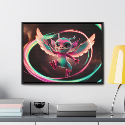 Wings of Radiant Joy - Gallery Canvas Wraps, Horizontal Frame