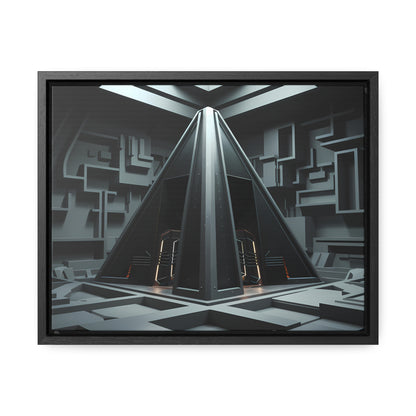 Sanctum of the Obsidian Pyramid - Gallery Canvas Wraps, Horizontal Frame