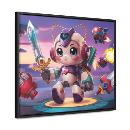 Battle Bot Hero - Gallery Canvas Wraps, Horizontal Frame