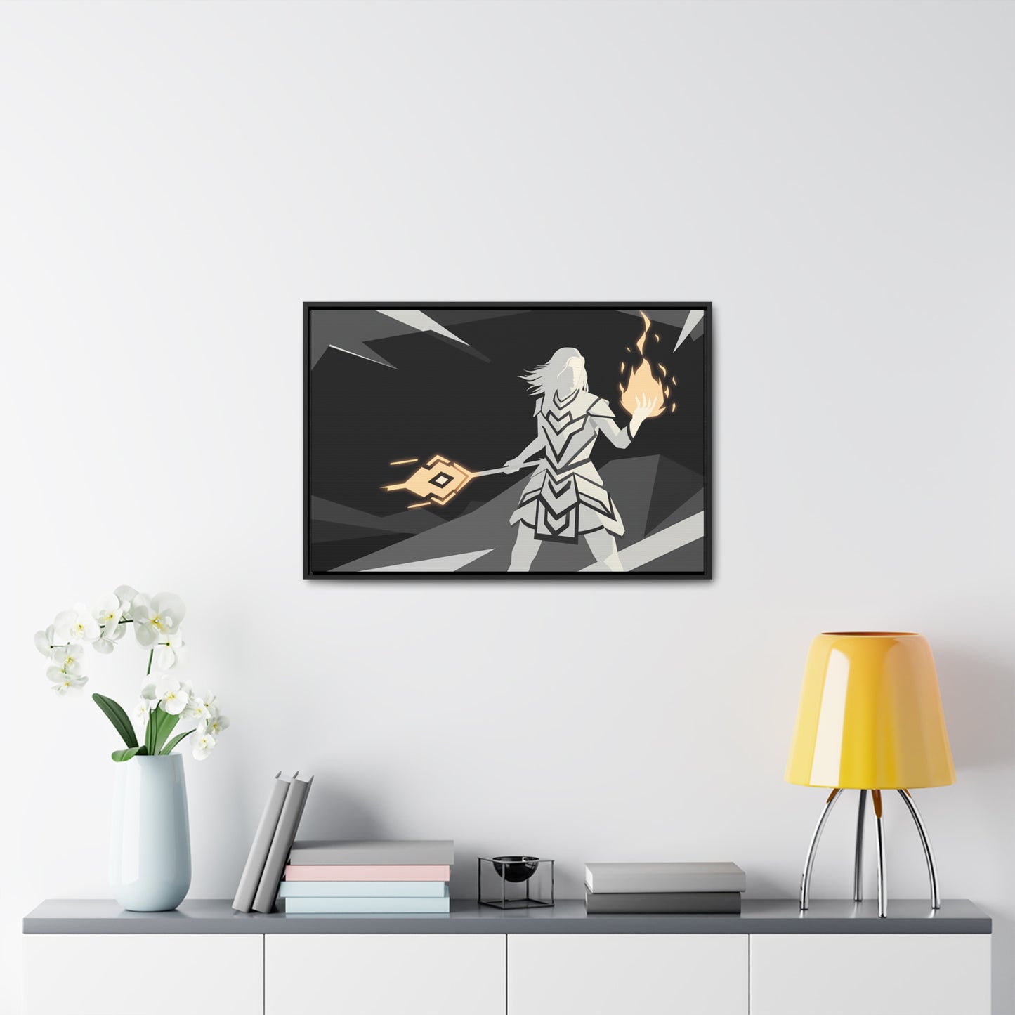 Ethereal Flamebearer - Gallery Canvas Wraps, Horizontal Frame