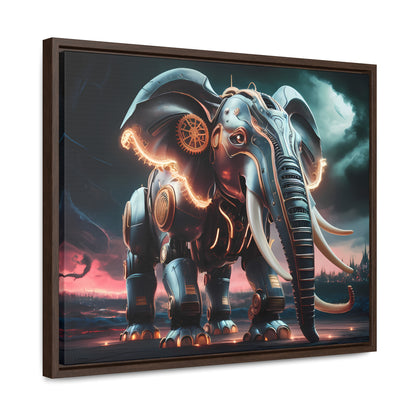 "Clockwork Titan" - Gallery Canvas Wraps, Horizontal Frame