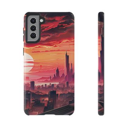 Anime City at Dawn - Smartphone Tough Cases