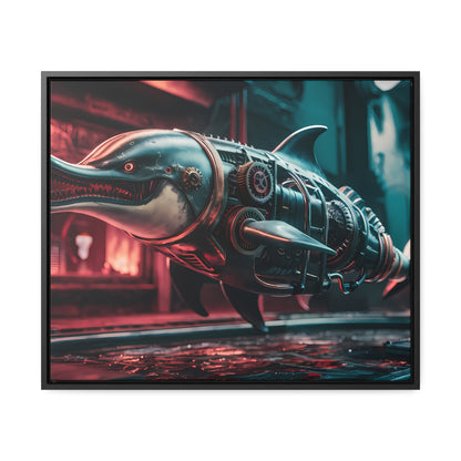 Mechanical Apex Predator - Gallery Canvas Wraps, Horizontal Frame